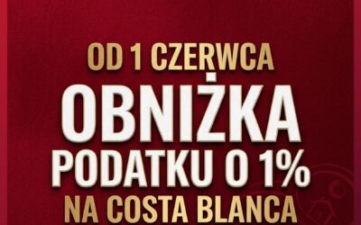 Malejący podatek w Comunidad Valenciana !!!